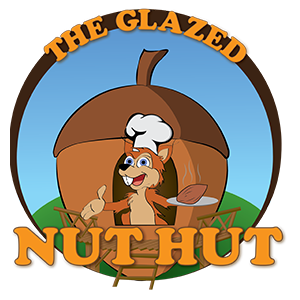 The Glazed Nut Hut Logo